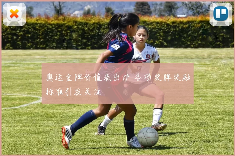 奥运金牌价值表出炉 各项奖牌奖励标准引发关注