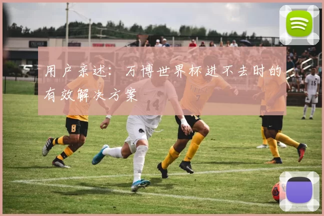 用户亲述：万博世界杯进不去时的有效解决方案
